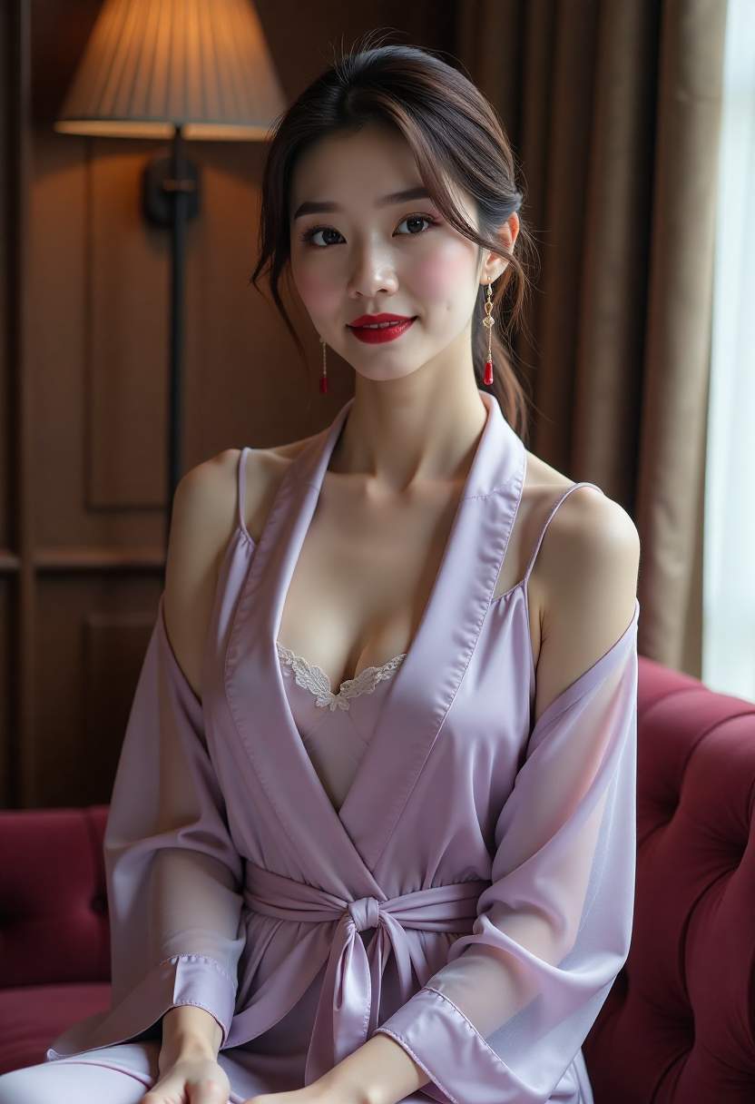 大学银杏道傍晚，女学生回头的剧照